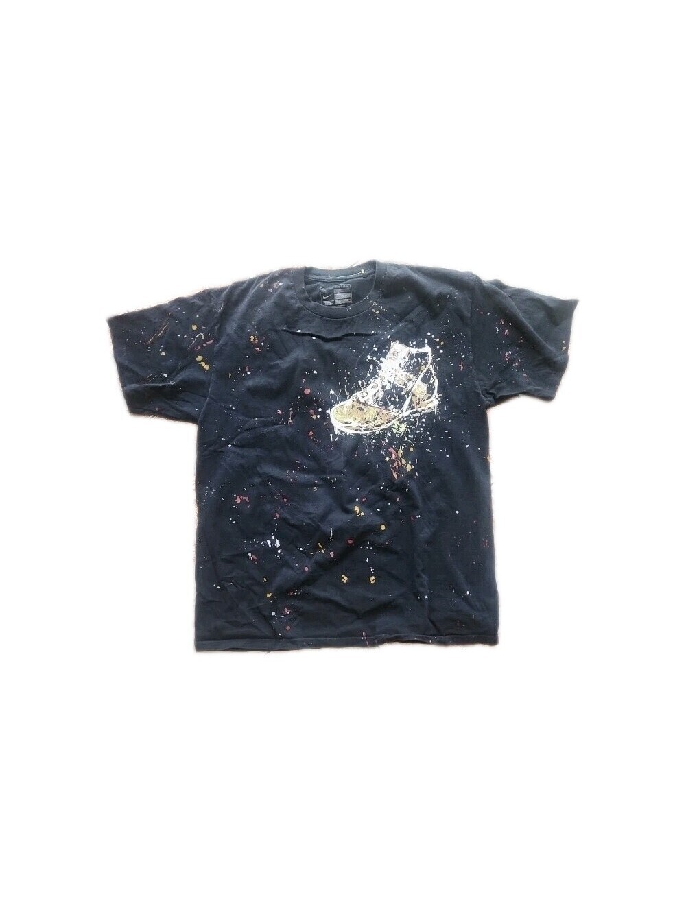 Nike Lebron James Beast In The Paint 2 Mens Black Double-sided Logo Tshirt